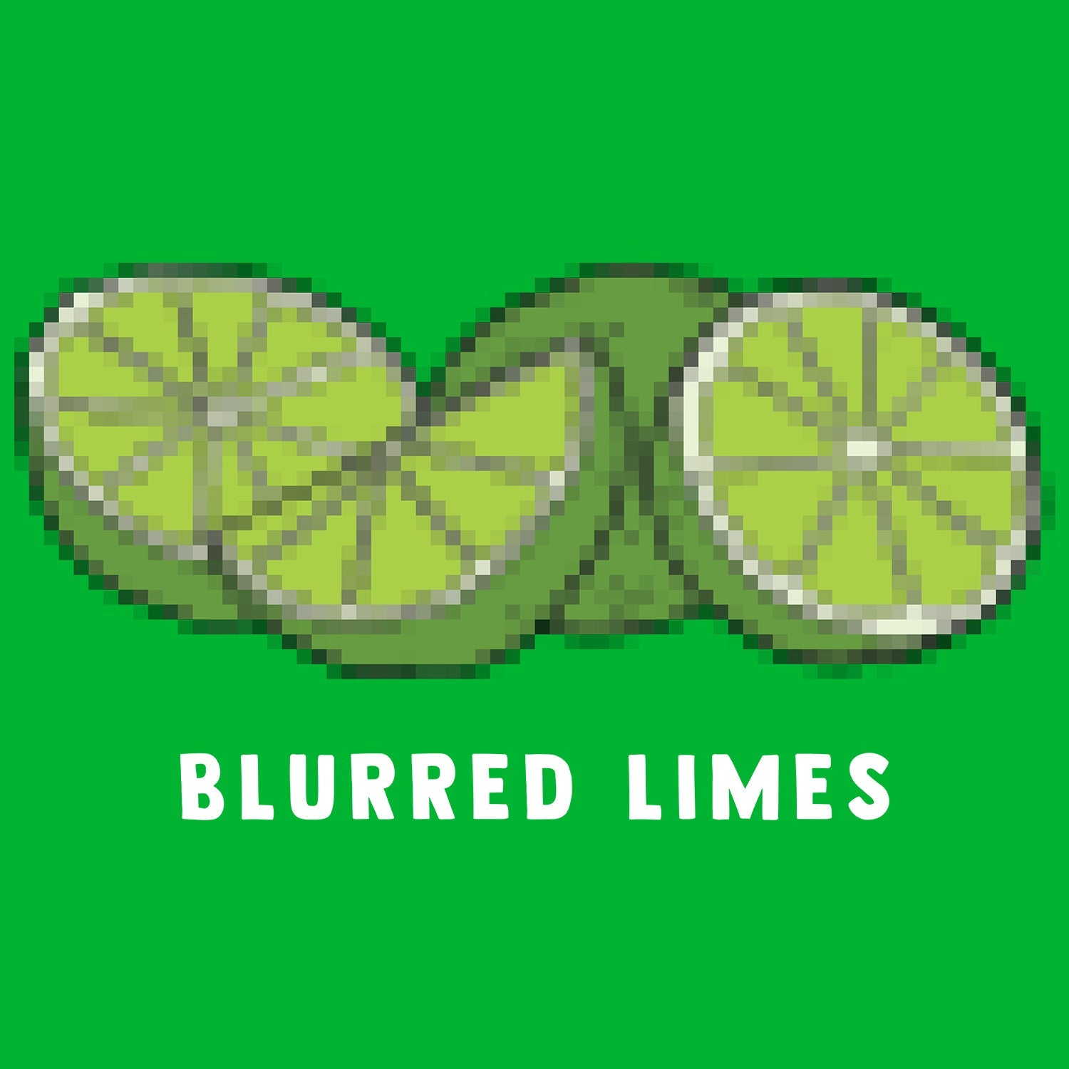 Blurred Limes T Shirt