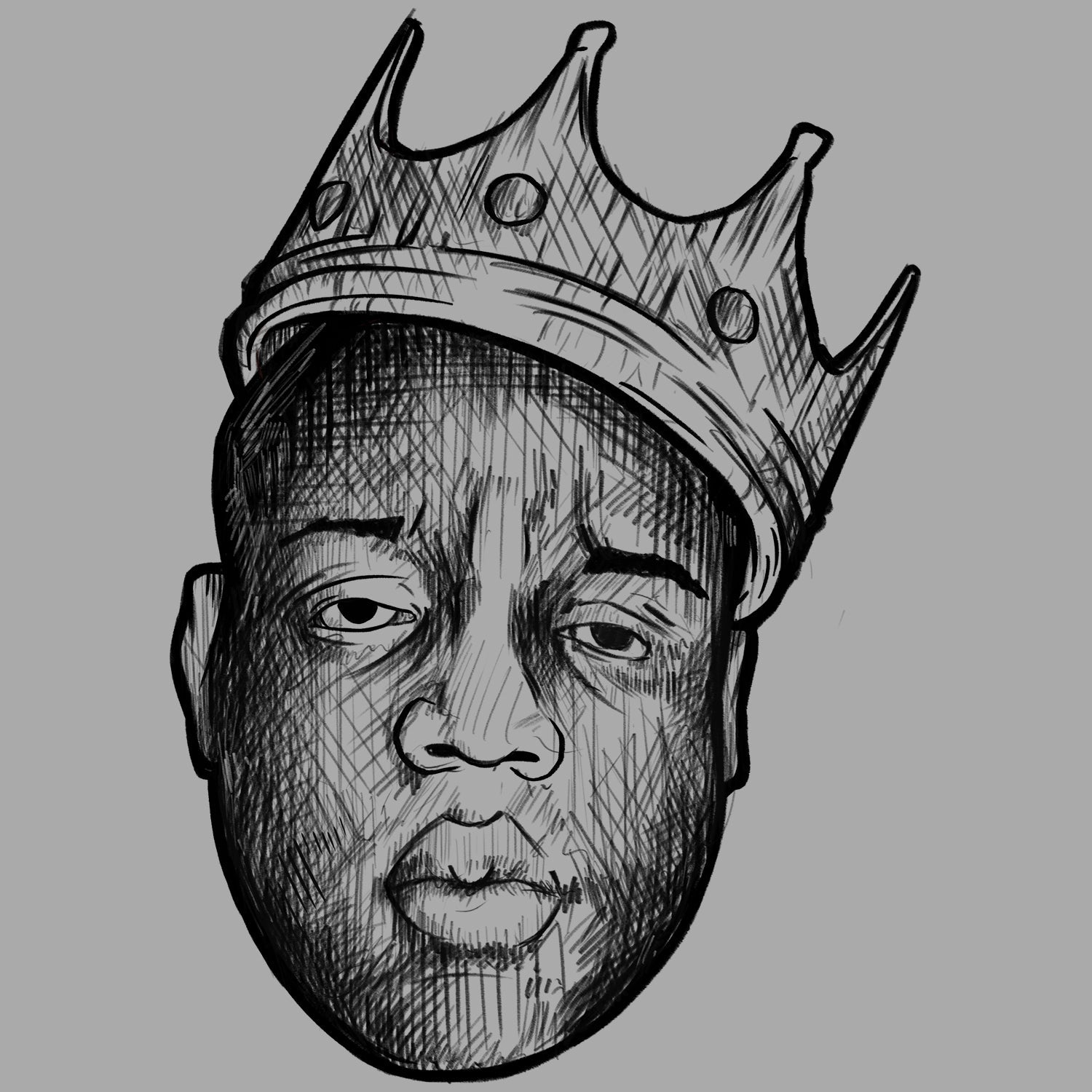 Biggie Inspired Art Kids T Shirt