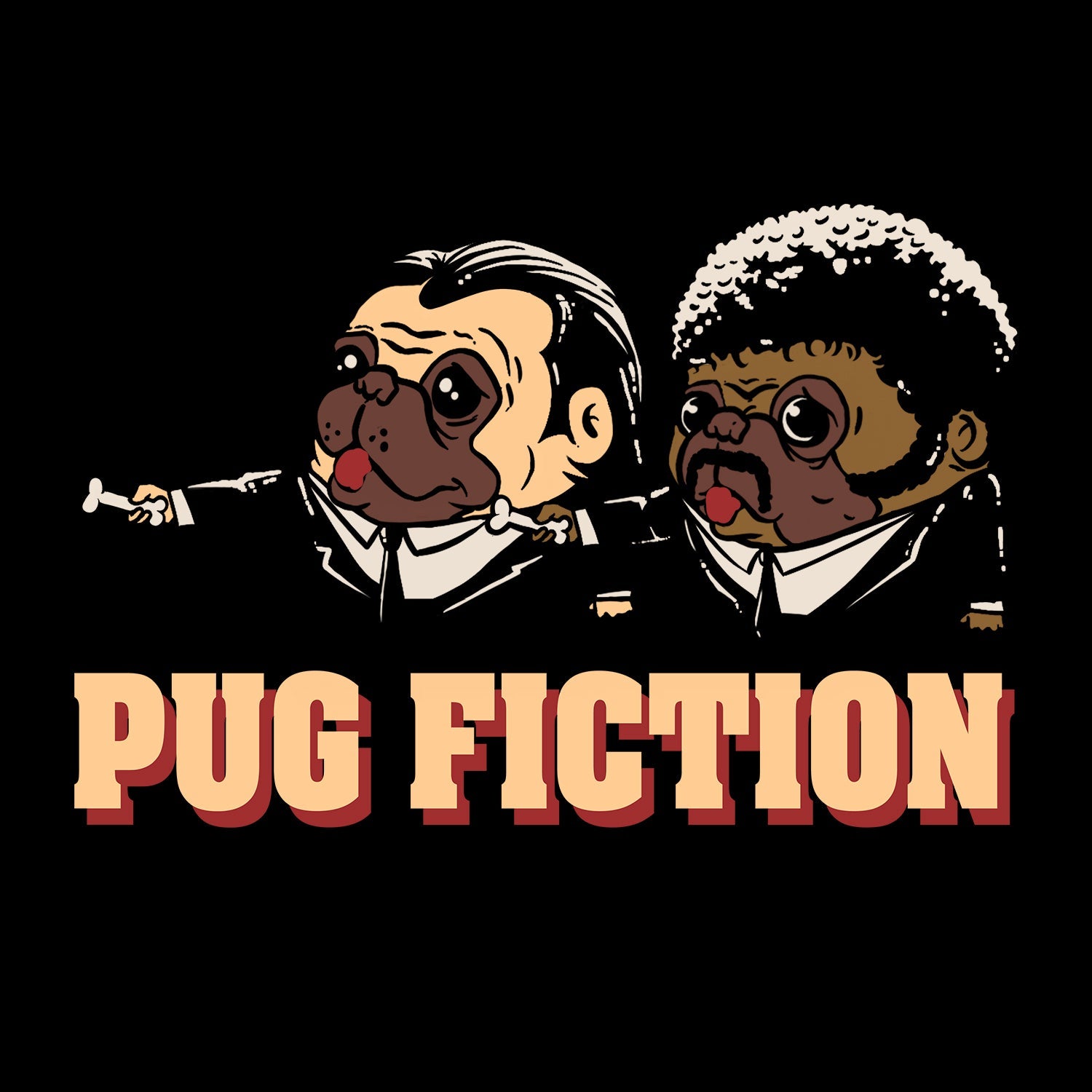 Pug Fiction T Shirt