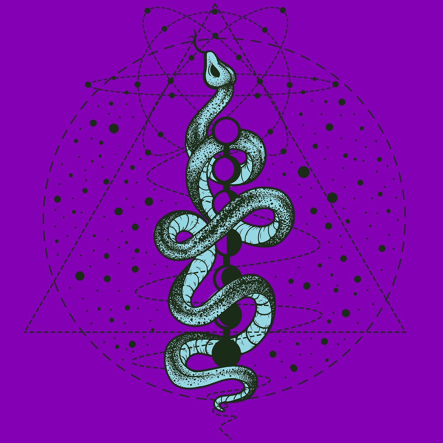 Spiritual Snake Kids T Shirt