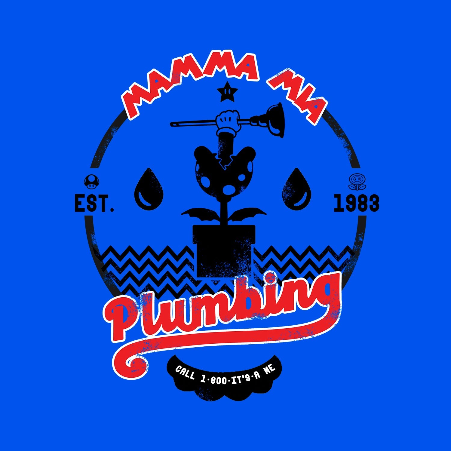 Mamma Mia Plumbing T Shirt