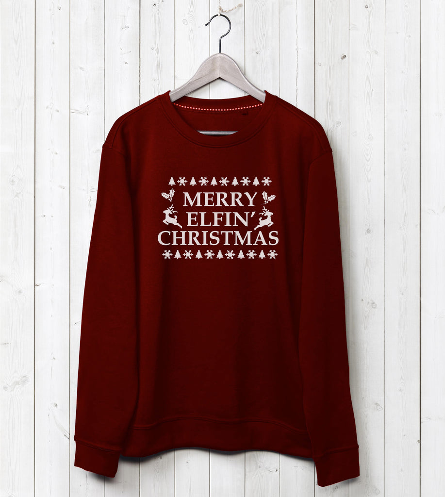 Merry elfin clearance christmas sweater