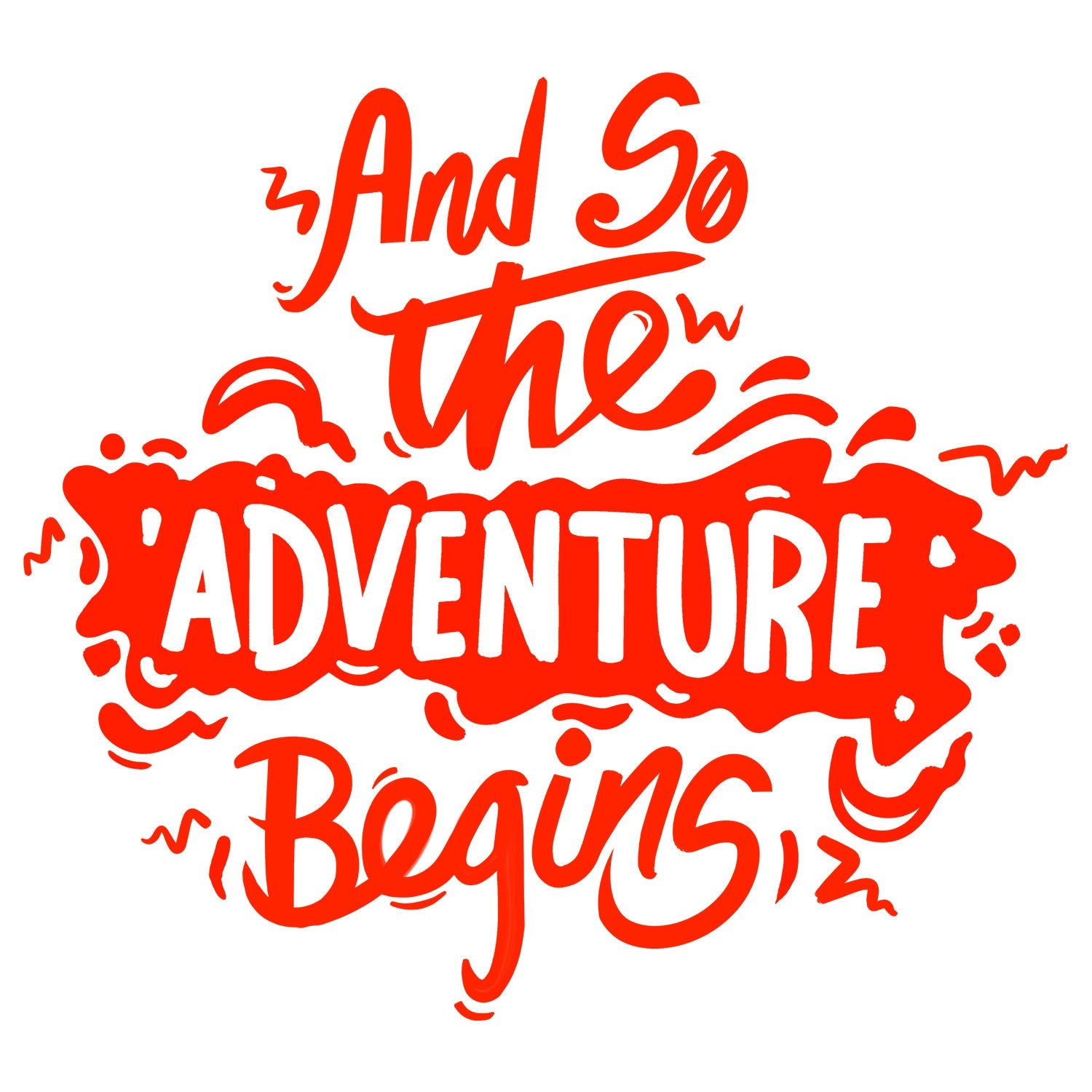 The Adventure Begins Kids T Shirt