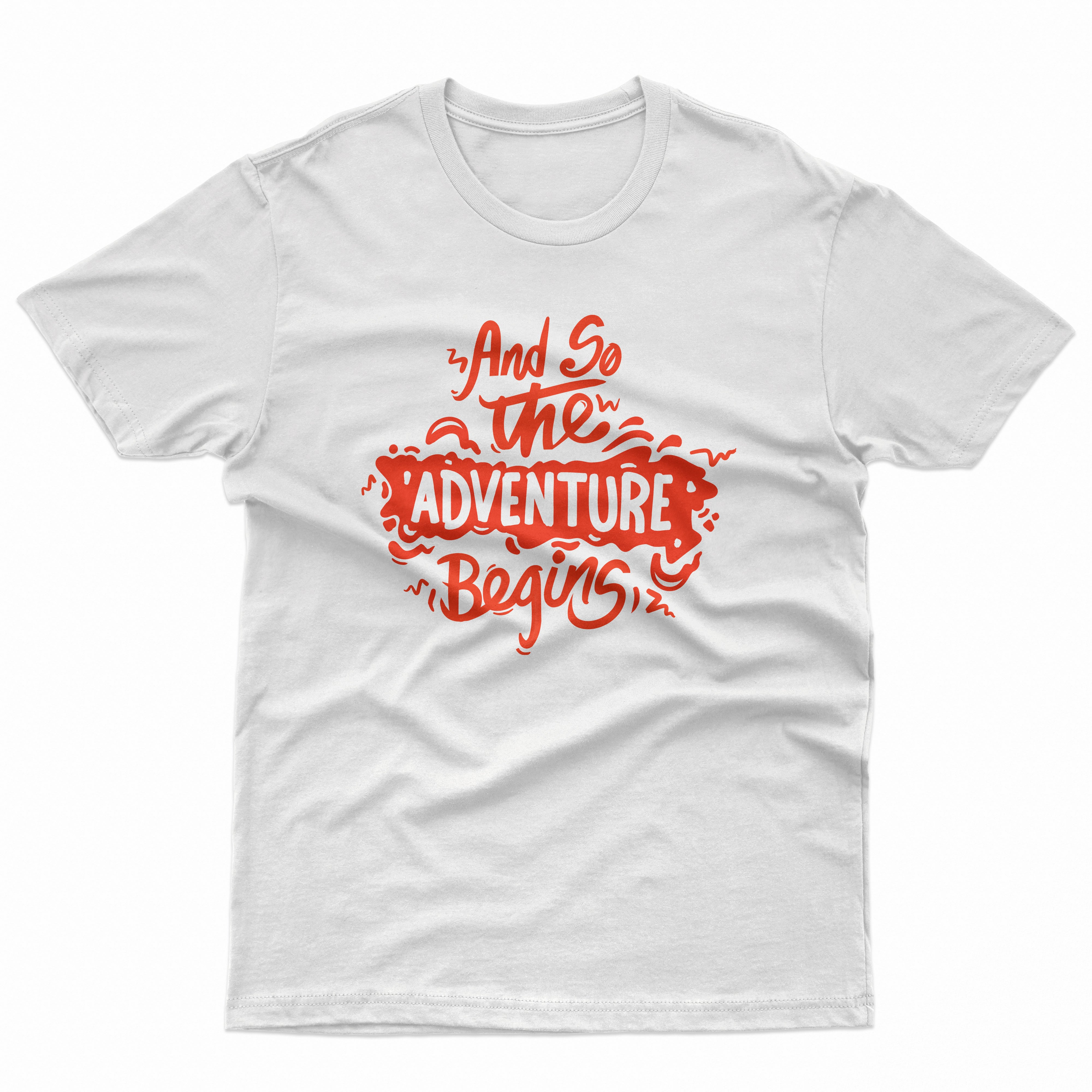 The Adventure Begins T Shirt