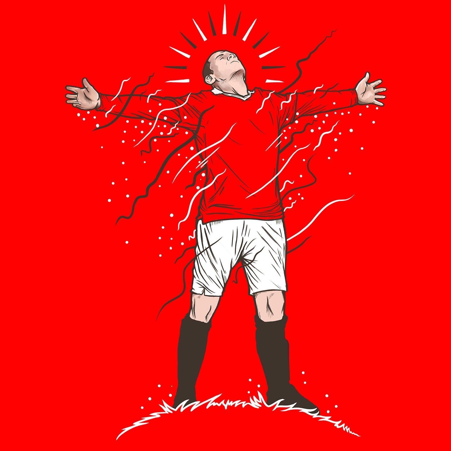 Rooney Inspired Art T Shirt