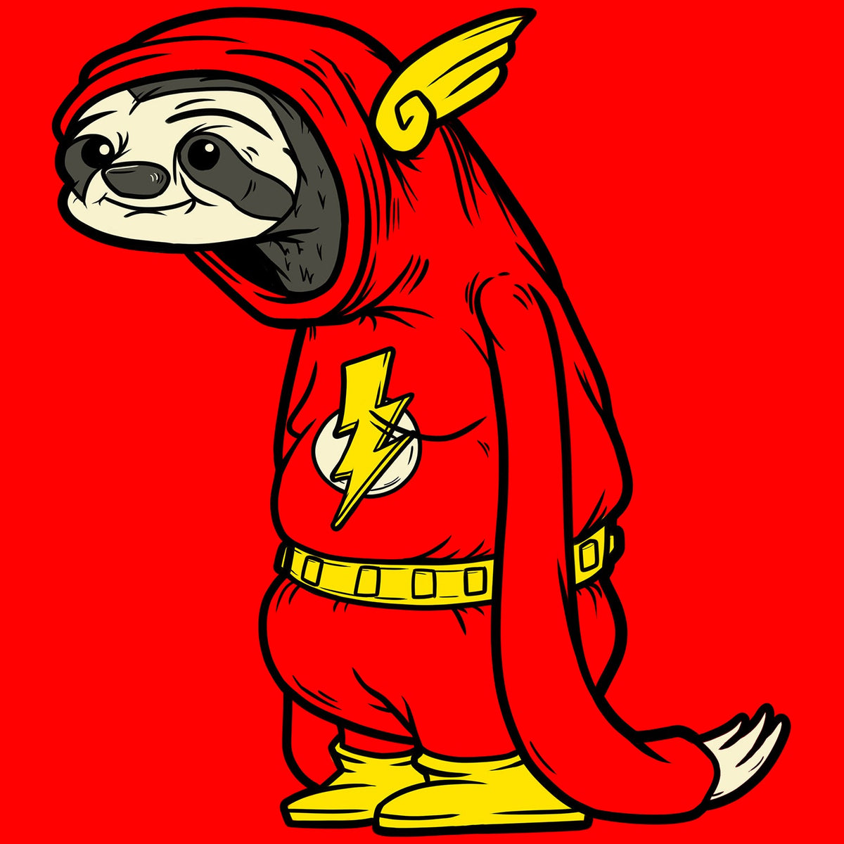 Fast Flash Sloth Flash Sloth Kids T Shirt