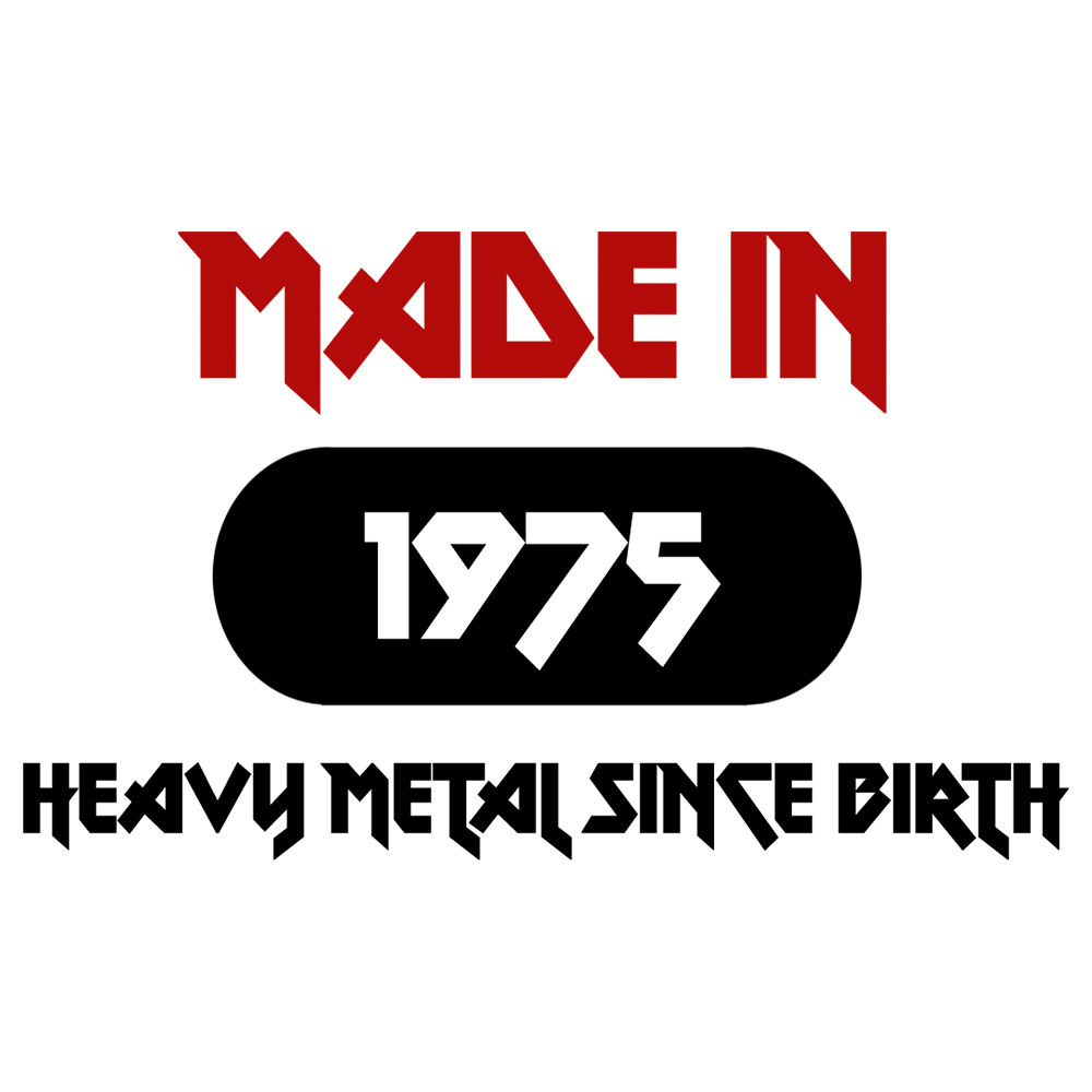 Made In 1975 - Heavy Metal Since Birth Hoodie