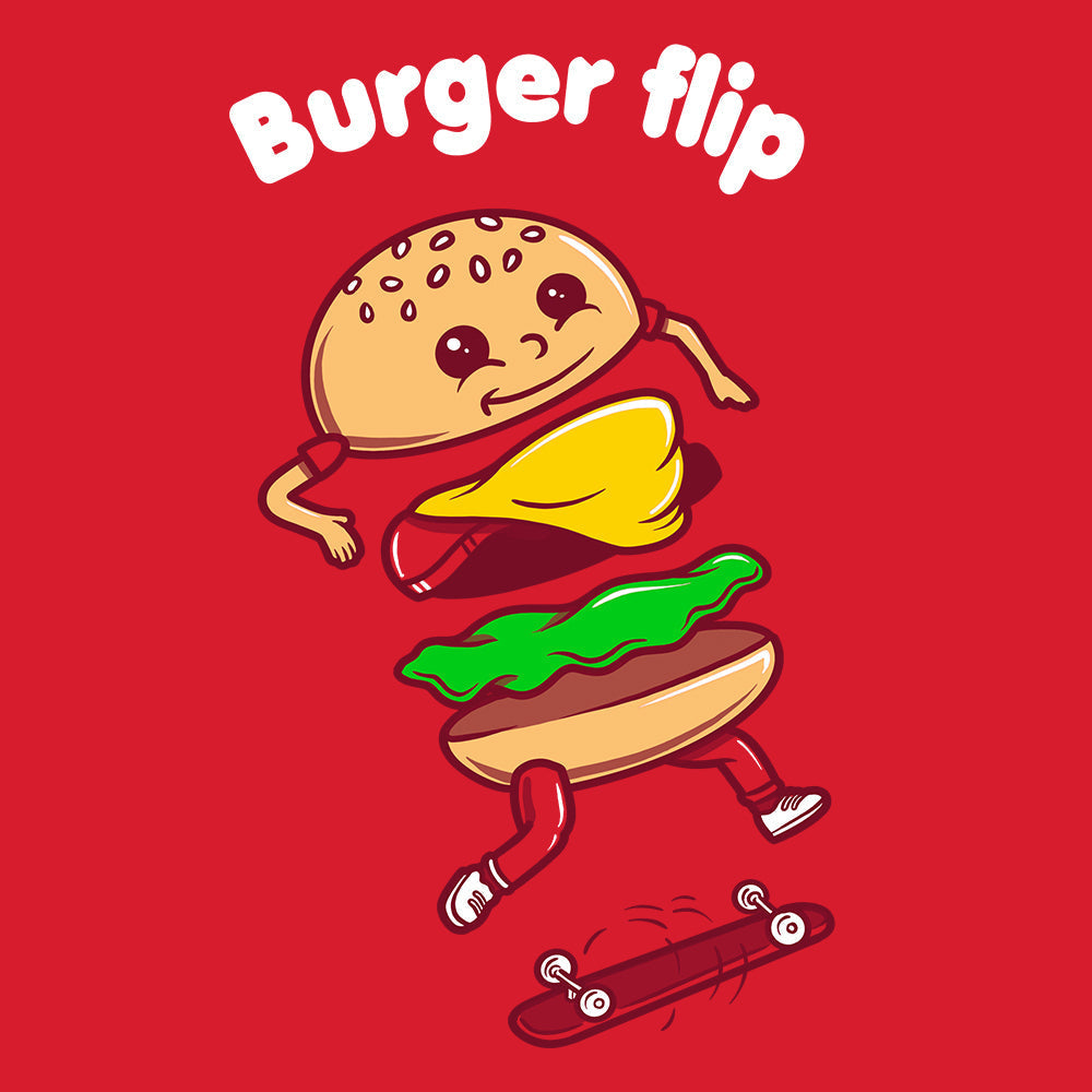 Burger Flip Kids Hoodie