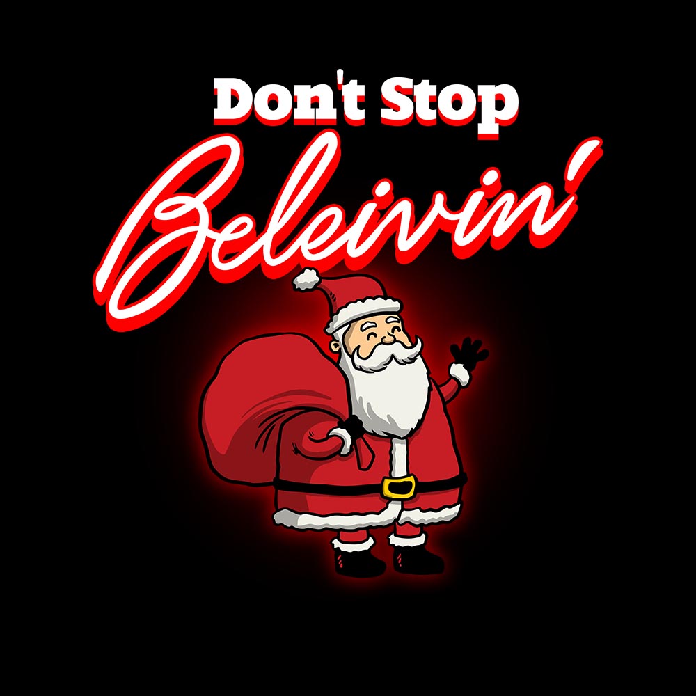 Don't Stop Believin Sweatshirt - Black