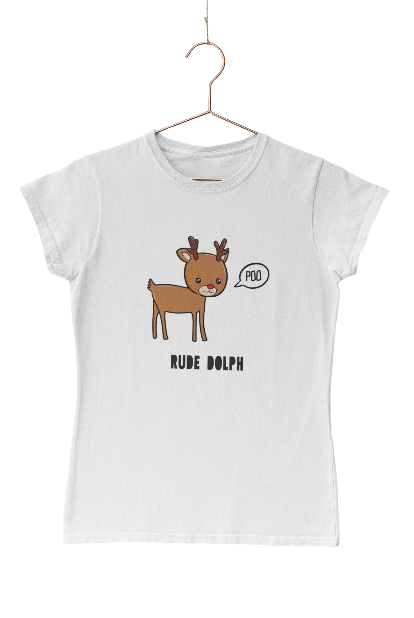 Rude Dolph - T-Shirt