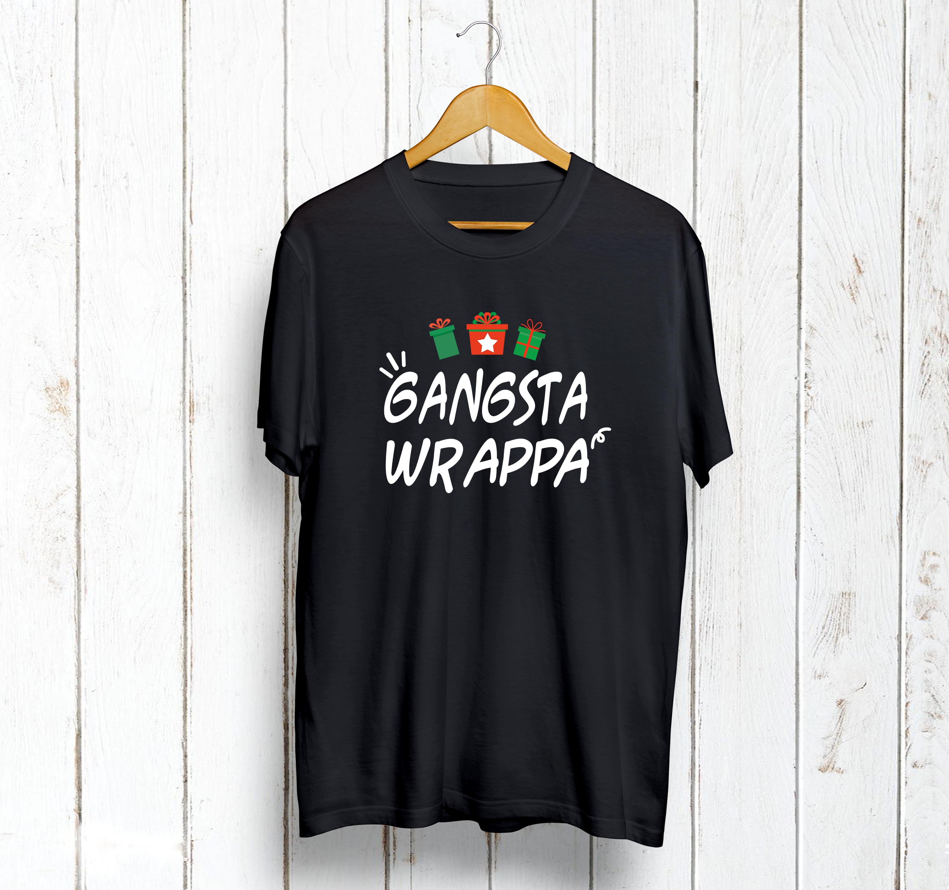 Gangsta Wrappa T-Shirt - Black