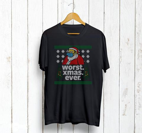 Kids Worst Xmas Ever T-Shirt - Black